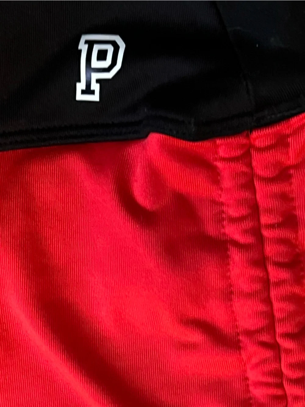 PINK VS Bikini! Gym to Swim Active Red/Black Floral Top & Red/Black Bottom Sz-L! - Picture 8 of 8